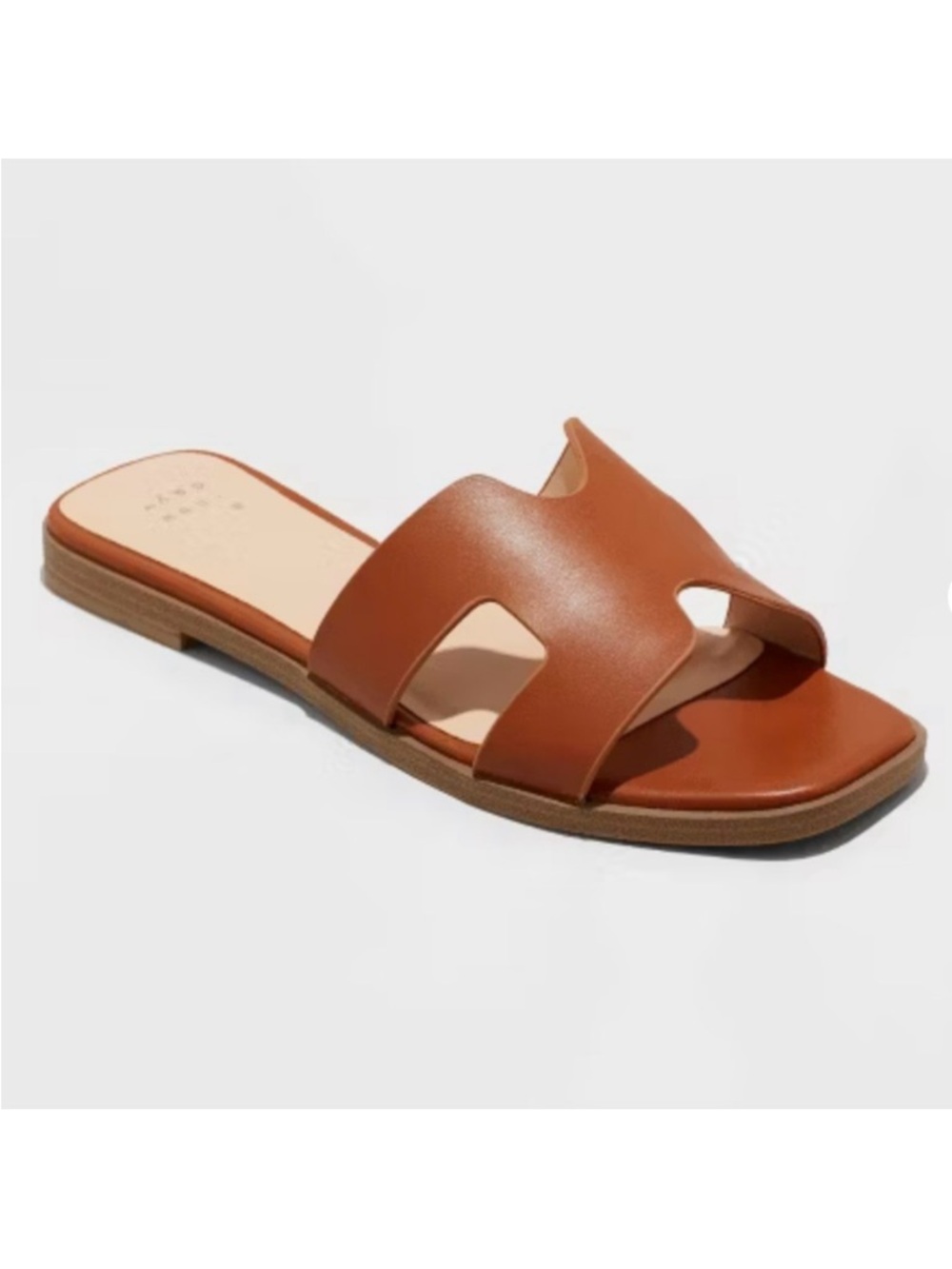 🆕-Cognac Women's Slide Sandal. Size: 7.5- A New Day
